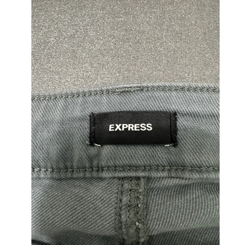 EXPRESS Jeans Mens Size 32x32‎ Skinny Fit Charcoal Gray Casual Classic Denim